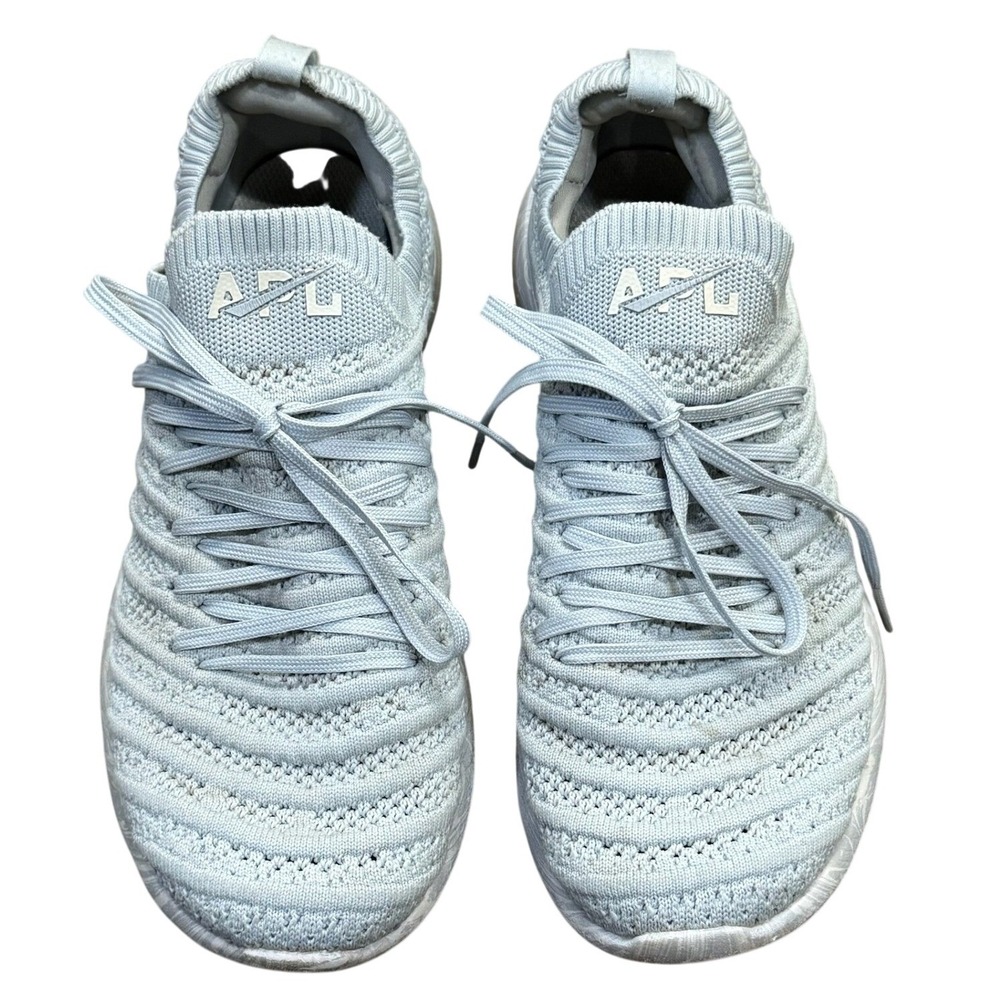 APL Techloom Wave Women's‎ Knit Pale Blue Marbled Performance Running Sneaker 8